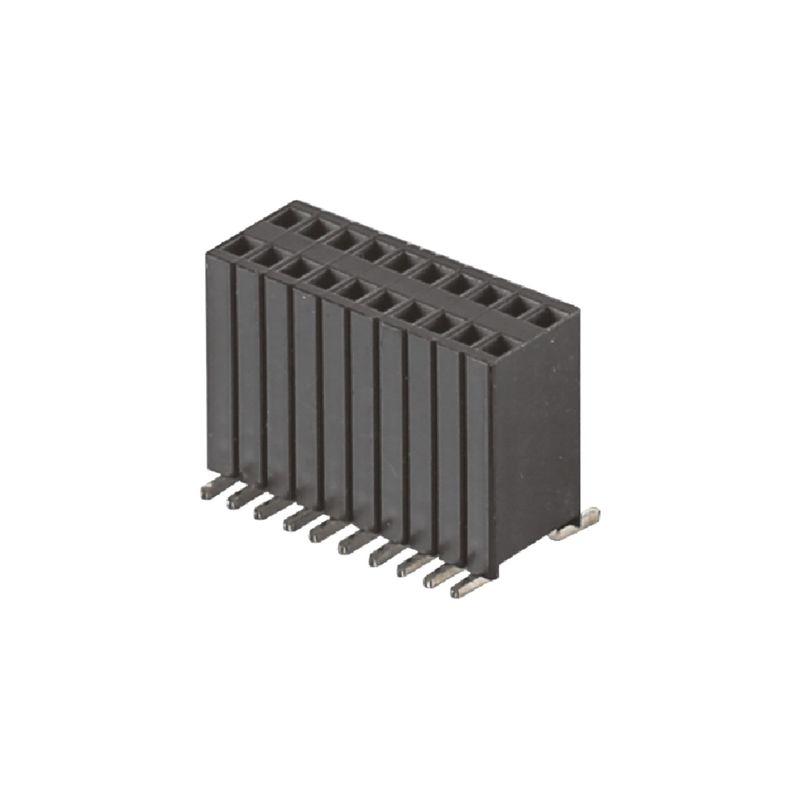 1.27x2.54mm H8.5mm Fêmea Board To Board Conector de energia SMT Tipo 100 conector de pin