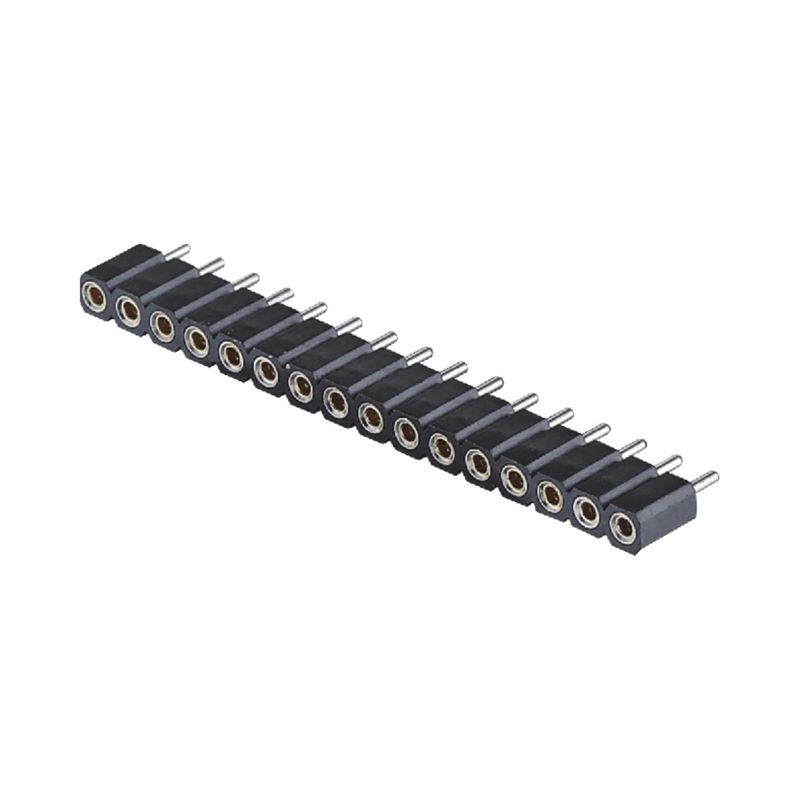 Cabeça feminina mecanizada 2,54 mm H7,0 mm comprimento 10,0 mm conector de PCB de 1-40 pin