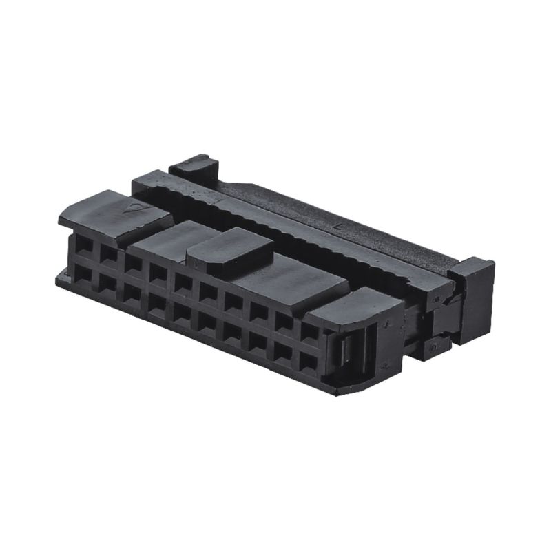 Conectores de fio IDC de ouro preto 6 - 64 pin Fêmea Socket Flat Cable FC Socket