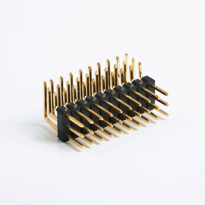 Conector de cabeçalho de placa para placa de 2,0 mm revestido de ouro 3 - 120 pines PCB Conector de pines masculino