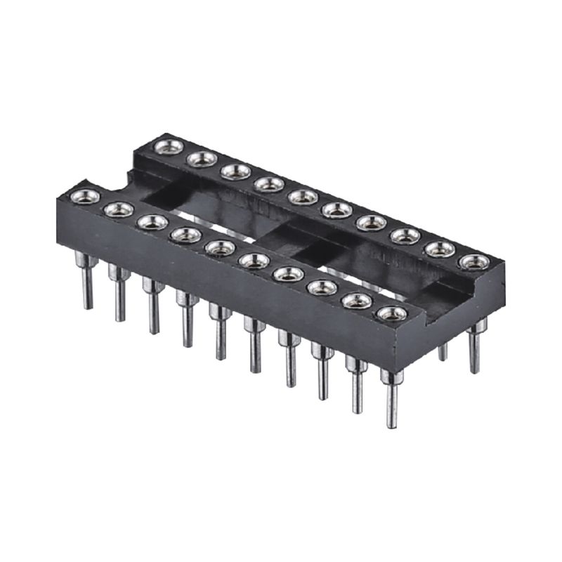 2.54mm Fêmea cabeçalho de pin redondo 8 pin 10 pin 18 pin 28 pin 32 pin 40 pin soquete IC