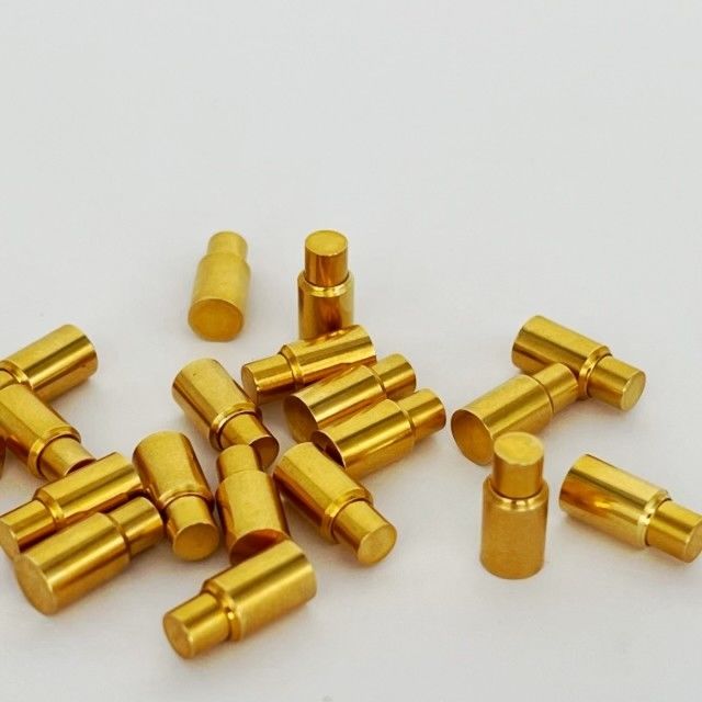 6.0mm C6801 Pogo Pin SMT Conector de Brass Tipo de Soldadura Revestido de Ouro Personalizado