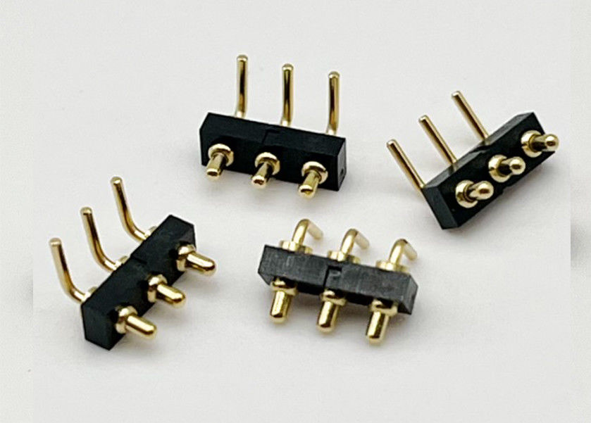Conector Pogo de 2,54 mm tipo Dip 3 pin H1.5 mm personalizado para conector de pinos de mola