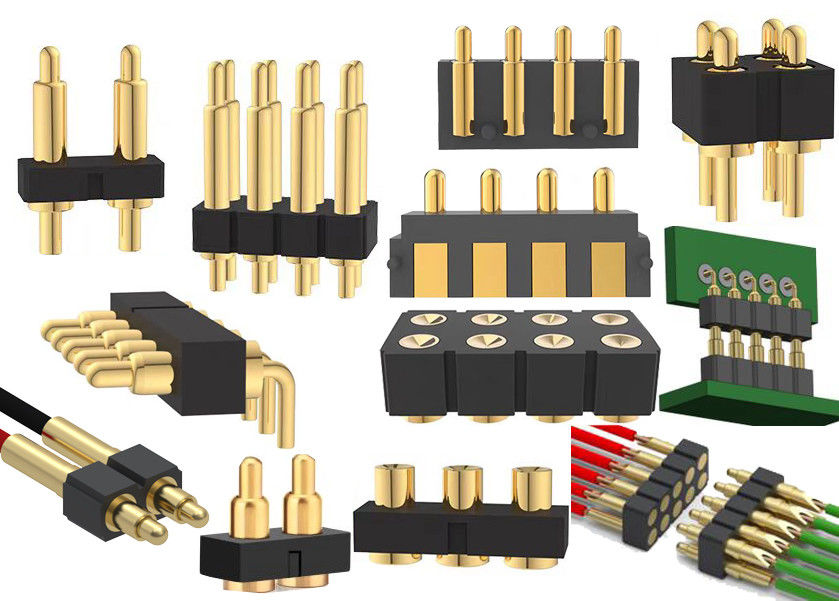 1x3P DIP Pogo Pin Connector Primavera carregada 2 Pin - 40 Pin 2,54mm Pitch