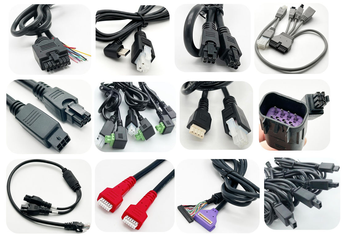 3.0 mm Pitch Rectangular Cable Molex Mini-Fit 8Position Crimp Connector Molded Cable