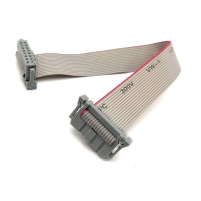 16 pin Flat IDC Ribbon Cable Harness PVC Poliéster 2,54mm Elétrico 10cm