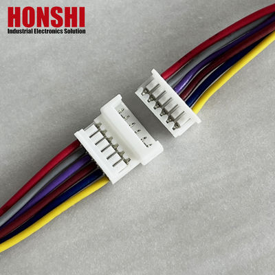 UL1007 Conjunto de arneses de arame 2 pin 6 pin 8 pin Conjunto de cabos elétricos personalizados