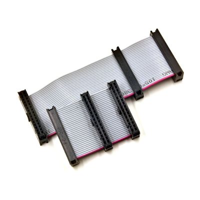 2.0mm 40 pin IDC Flat Ribbon Cable Assembly com condutor de fio de cobre enlatado