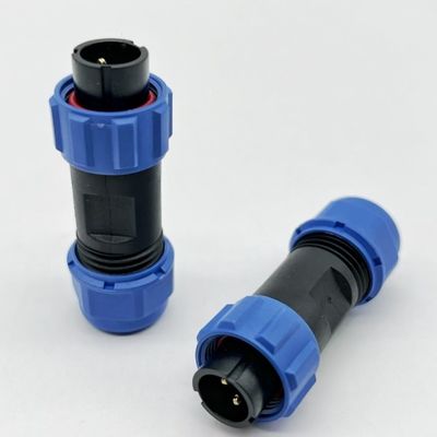 Conectores de fio circular IP67 à prova d'água Tipo DIN Plug masculino 2 3 4 5 6 8 10 12 pin