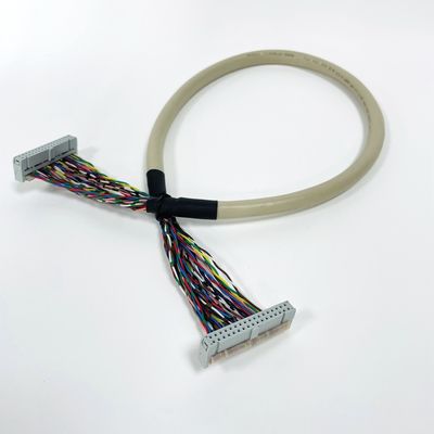 UL20706 Cable redondo IDC 34pin 40pin Pitch 2.54mm IDC conector para eletrônico