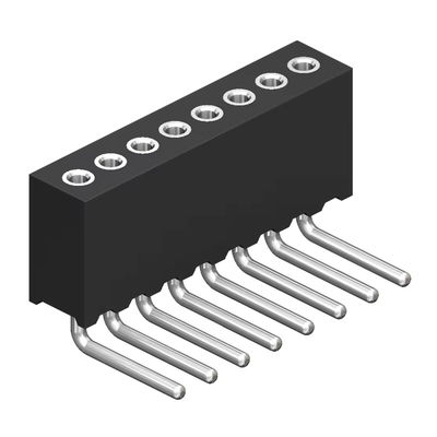 1.27mm Cabeça feminina H4.1 redonda linha única de ângulo direito Cabeça de alfinete feminina