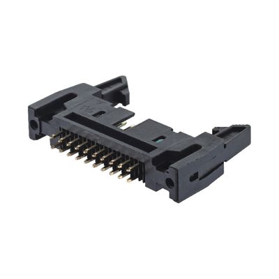 2.54mm Pitch Direct Dip Lock Header Concetor 10 12 20 26 30 34 40 44 50 64 Pin