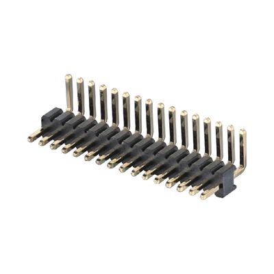 1.27mm Pitch Right Angle Board To Board Connector 2 - 50 pines Conector de cabeçalho de pines de latão