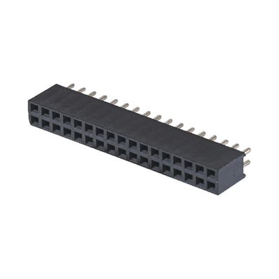 2.0mm H4.3mm DIP Header Female Directo 2x2 2x40pin Conector de cabeçalho feminino