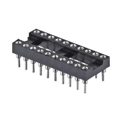 2.54mm Fêmea cabeçalho de pin redondo 8 pin 10 pin 18 pin 28 pin 32 pin 40 pin soquete IC