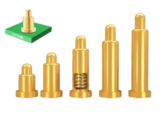 Tipo SMT Pogo Pin 2 mm Ouro Palted SUS304 Pogo Pin de Primavera