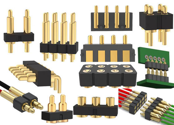1x3P DIP Pogo Pin Connector Primavera carregada 2 Pin - 40 Pin 2,54mm Pitch