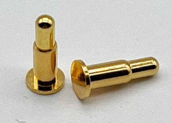 Conector de Pogo Pin de latão 1A Corrente nominal de precisão Machinada através de Pogo Pins de buraco