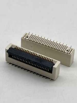 Fpc conector backflip fundo contato zif tipo smd fpc ffc conector de tomada 0,5 passo